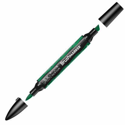 Маркер художественный "Brush", зеленый светлый Маркер художественный "Brush", зеленый светлый